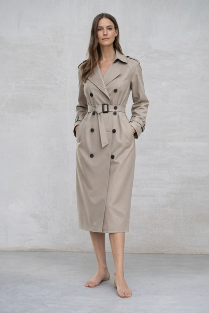 Renata | Abrigo elegante con cinturón