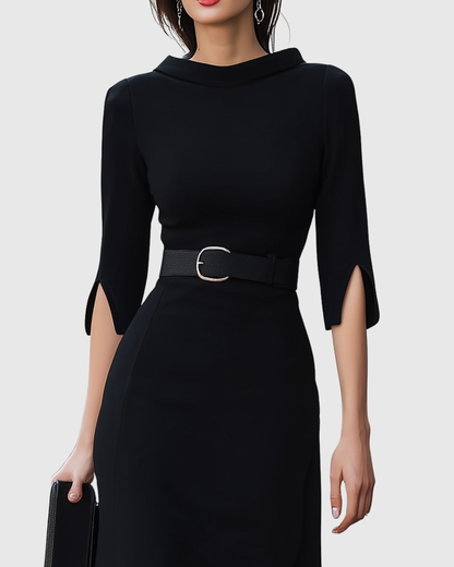 BLYTHEWYN | Vestido midi clásico