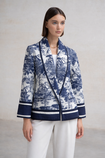 Estrella | Chaqueta acolchada estampada