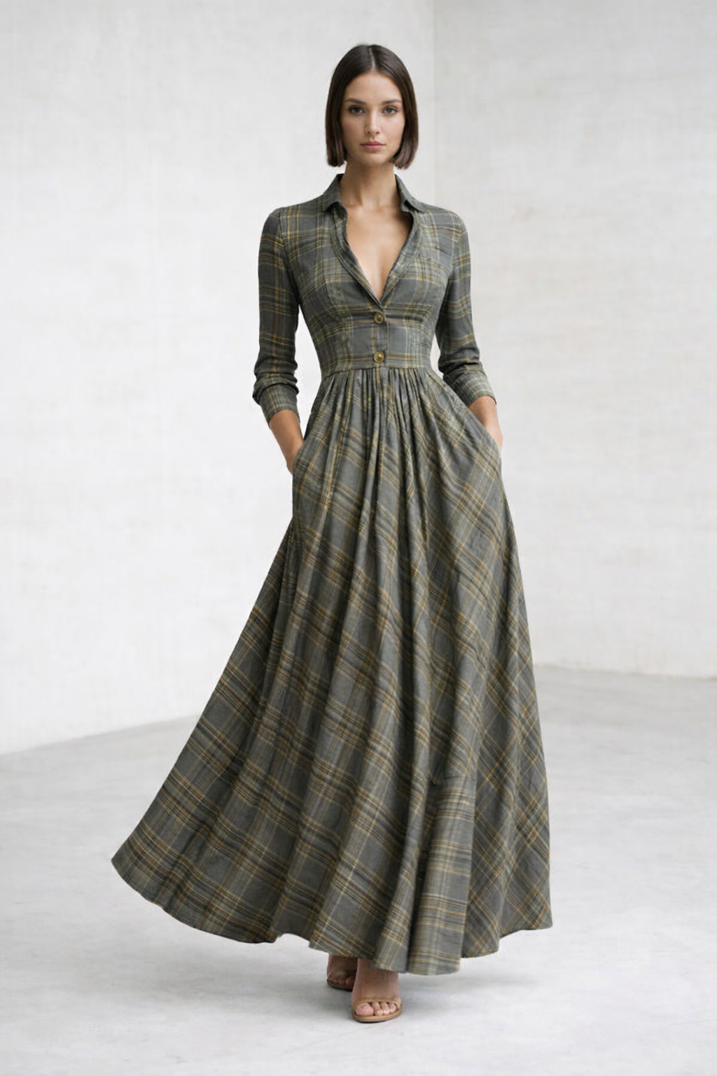 Eva | Vestido largo contemporáneo