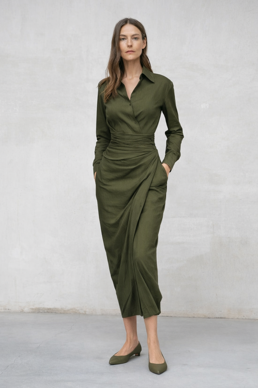 Hera | Vestido maxi entallado elegante