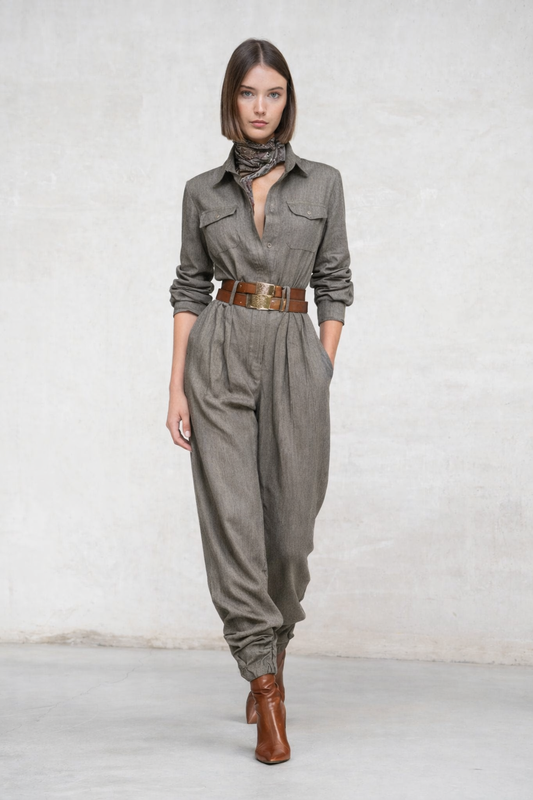 Élise | Mono elegante con cinturón