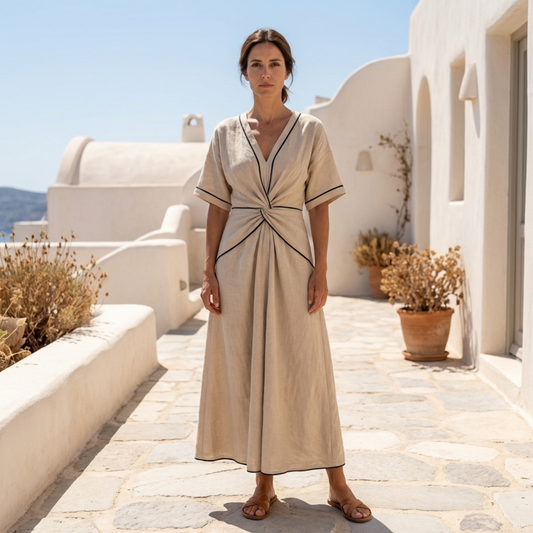 Ema - Vestido de verano a rayas