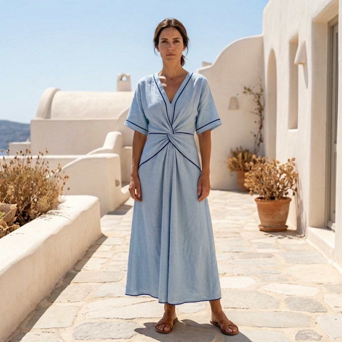 Ema - Vestido de verano a rayas