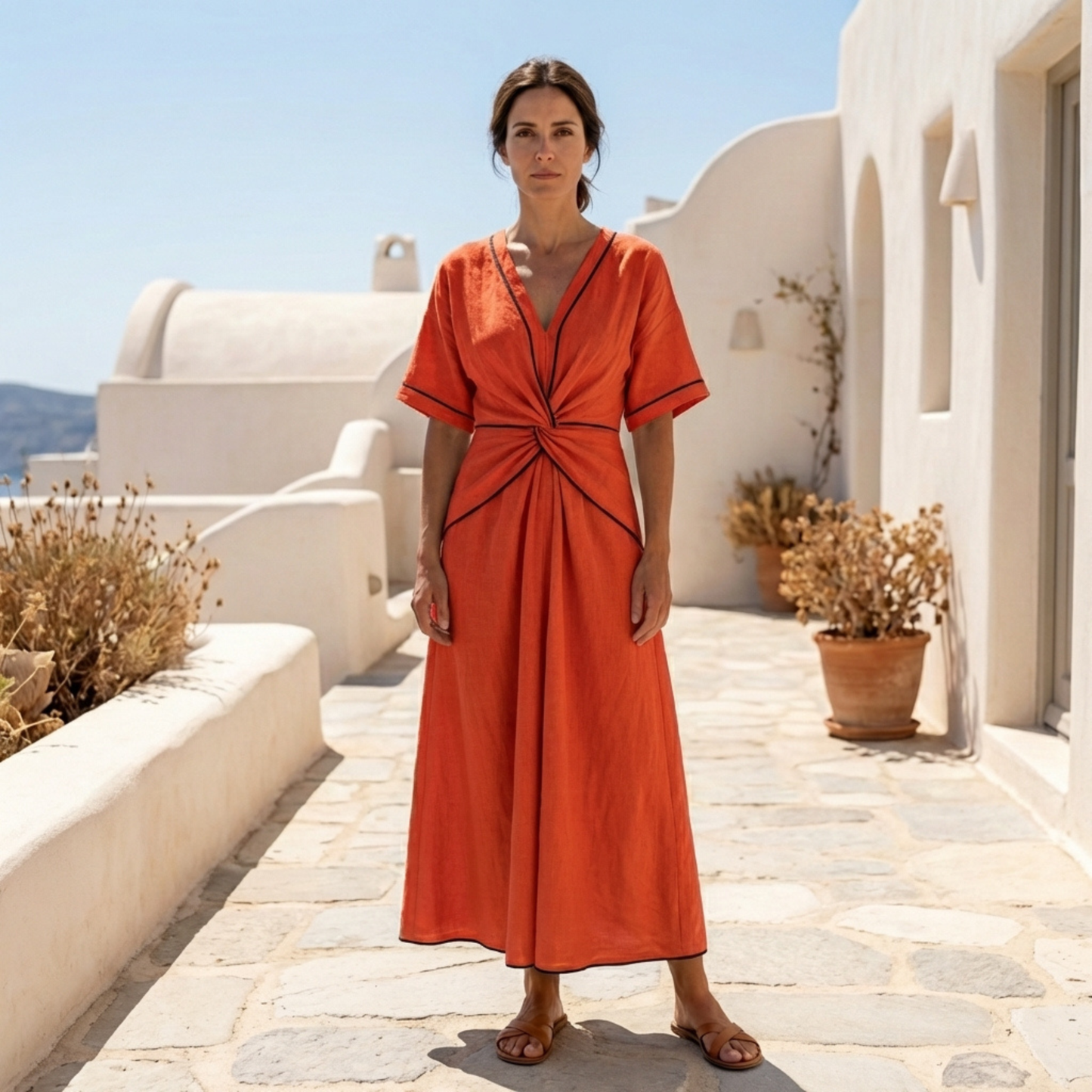 Ema - Vestido de verano a rayas
