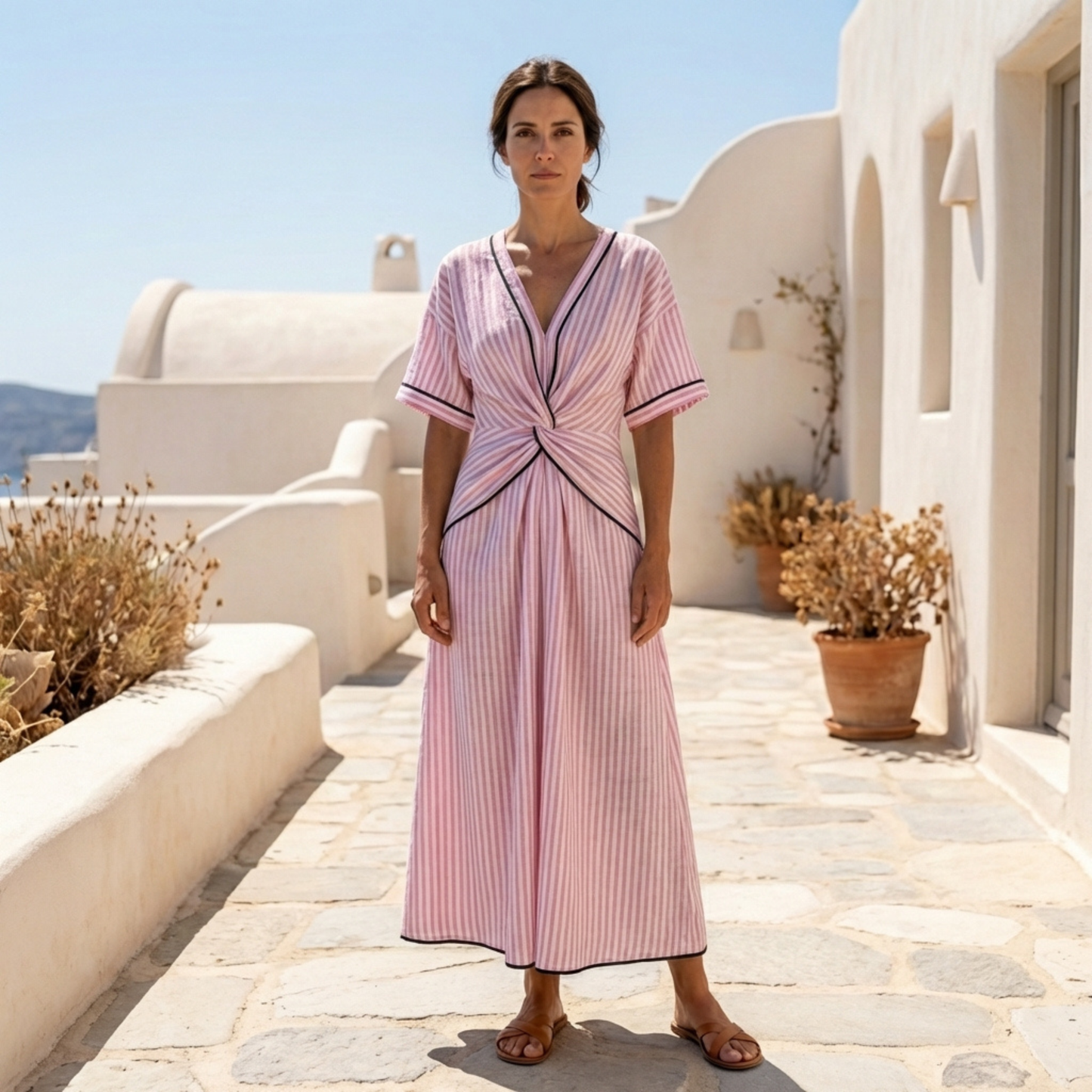 Ema - Vestido de verano a rayas