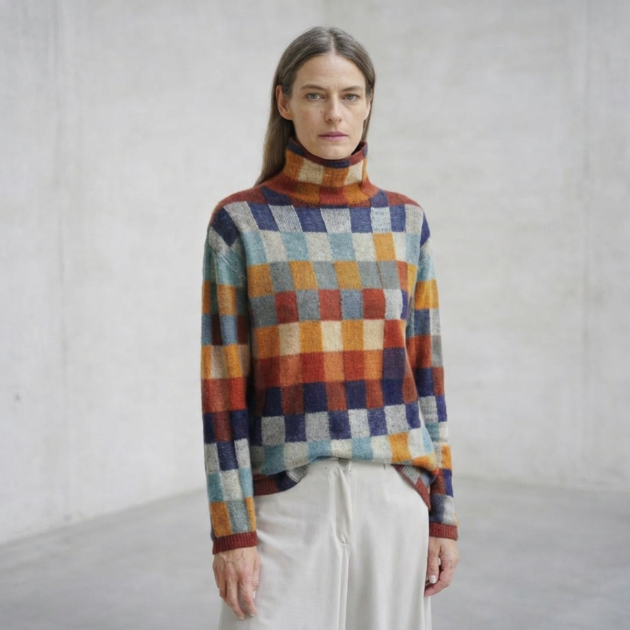 Alma | Jersey de cuello alto en 100% cachemir