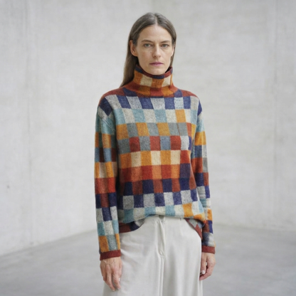 Alma | Jersey de cuello alto en 100% cachemir