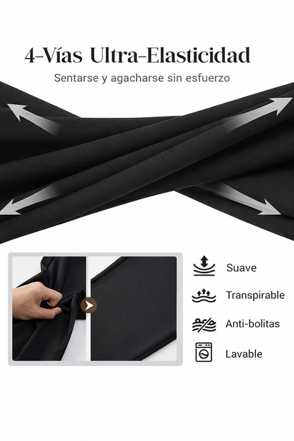 ⌛ Solo 3 días más: ¡50 % de descuento en todo! ⏰Pantalones de traje de mujer con cintura alta