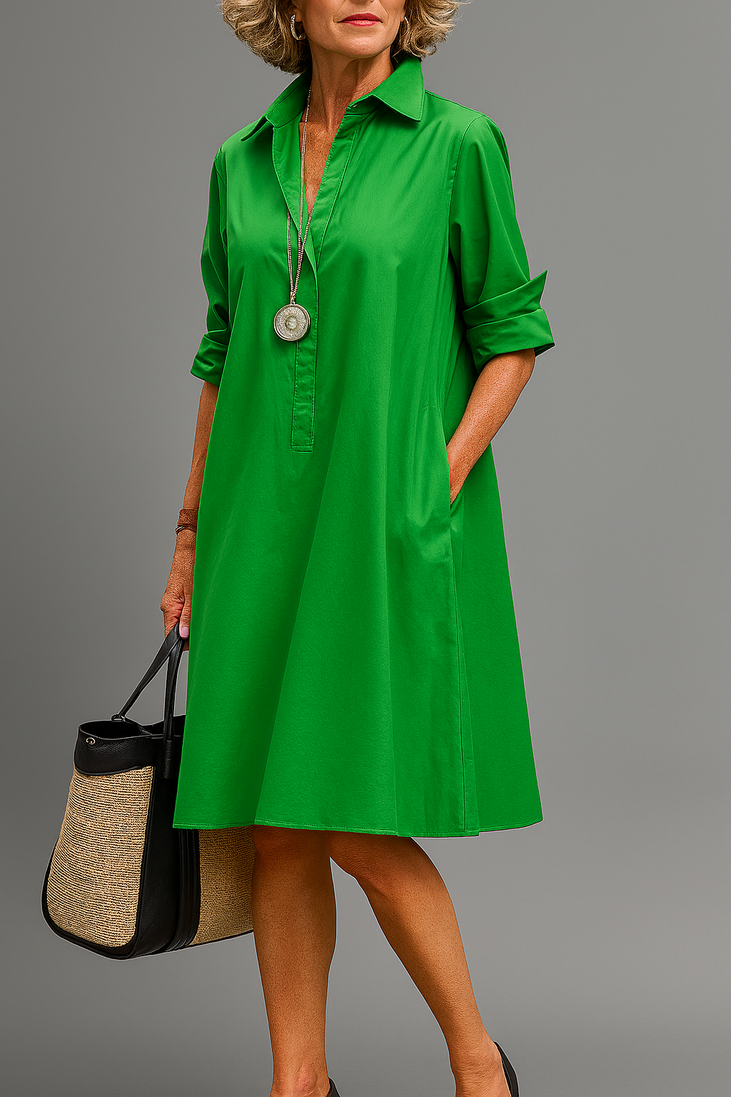 Caceres | vestido midi elegante