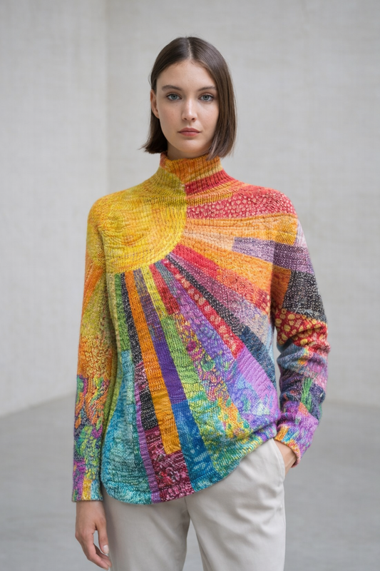 Runa | Jersey de colores vivos en tejido suave