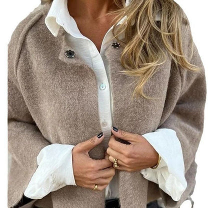 Cristal | Chaqueta Corta con Mangas Acampanadas